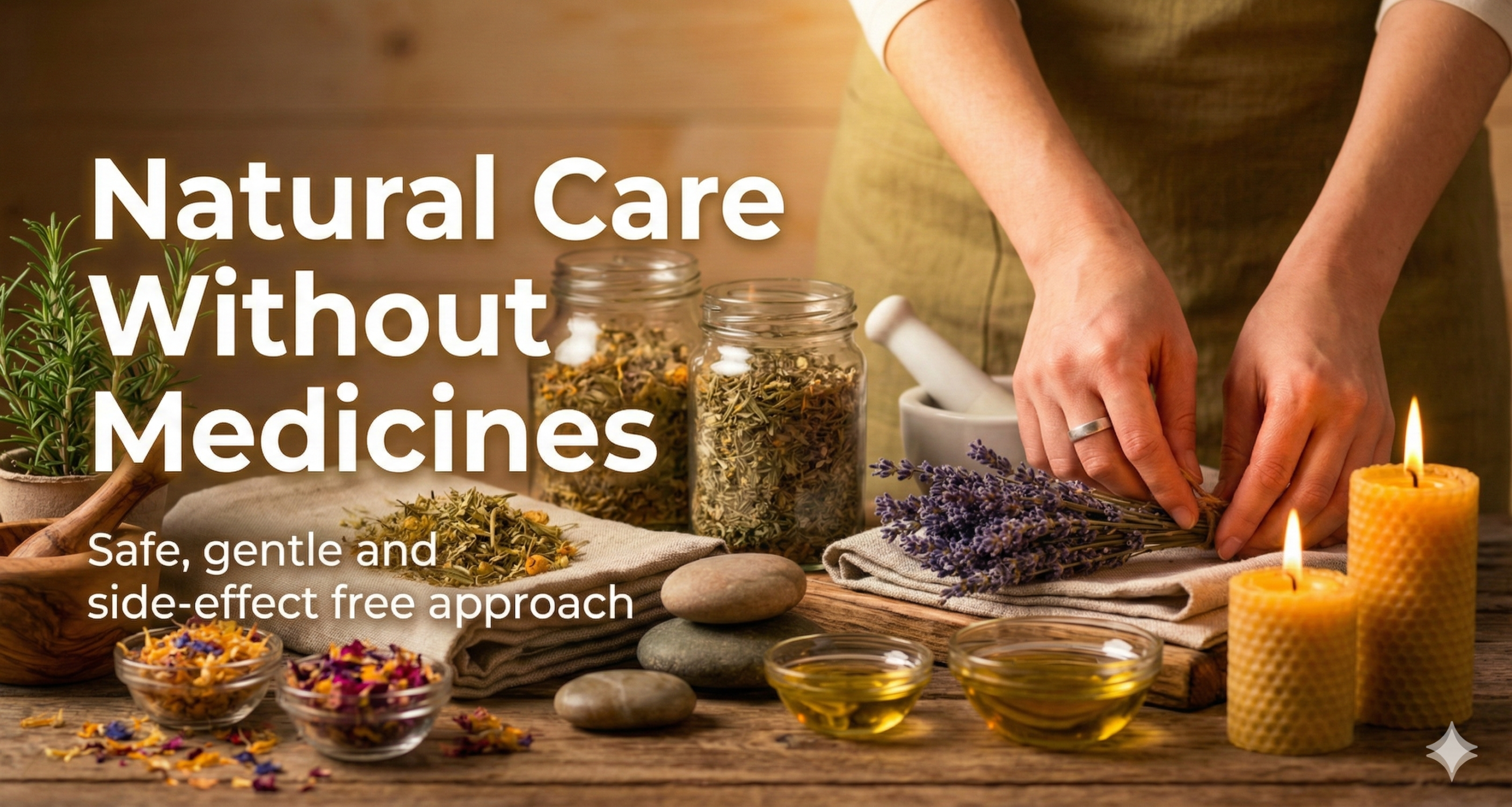 Natural healing environment with gentle and drug-free care approach
